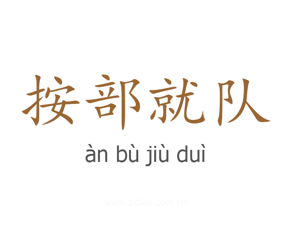 按部就队