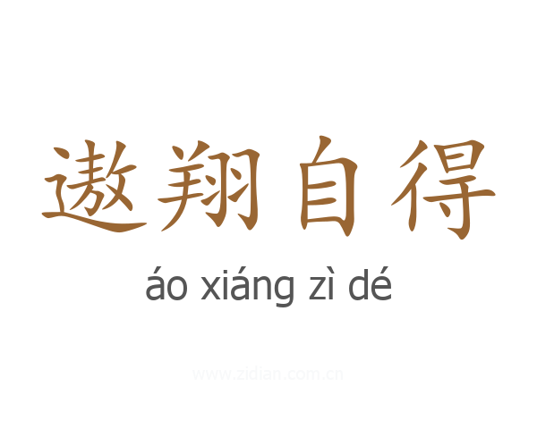 遨翔自得