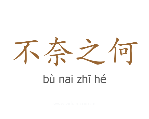 不奈之何