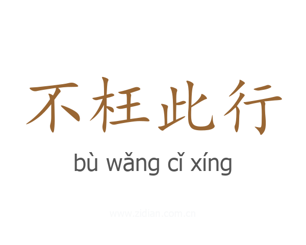 不枉此行