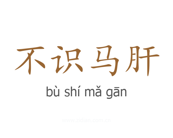 不识马肝