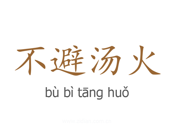 不避汤火