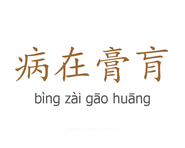 病在膏肓