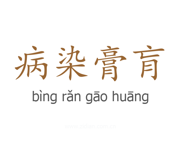 病染膏肓