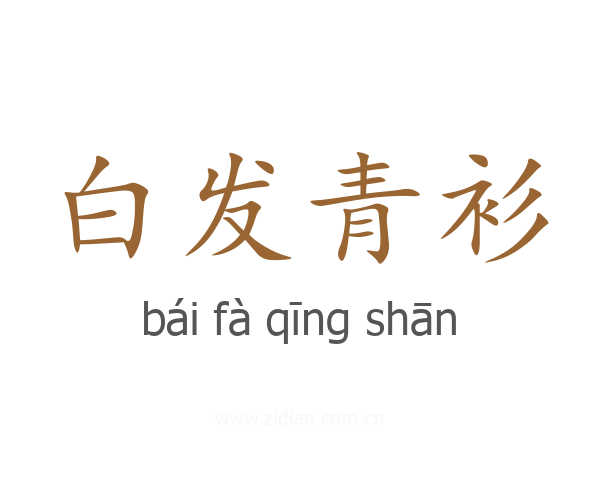 白发青衫