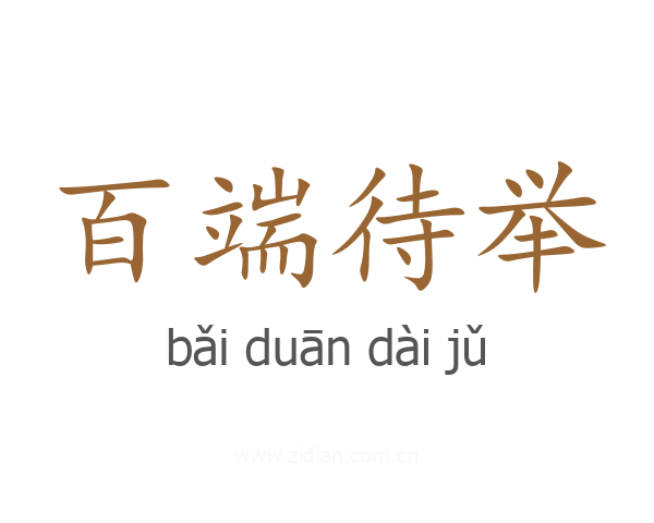 百端待举