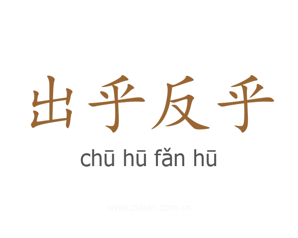 出乎反乎