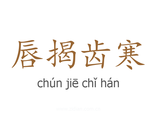唇揭齿寒