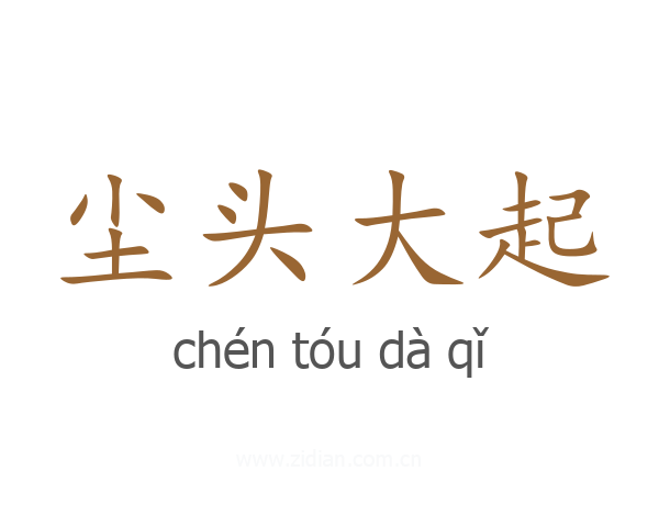 尘头大起