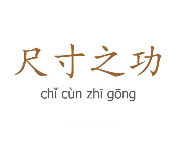 尺寸之功