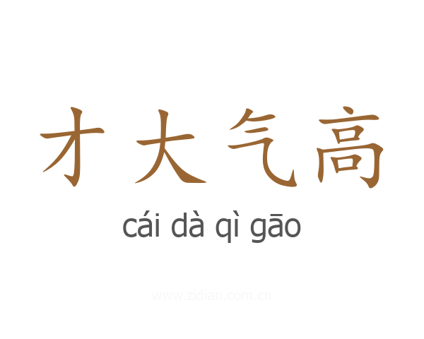 才大气高