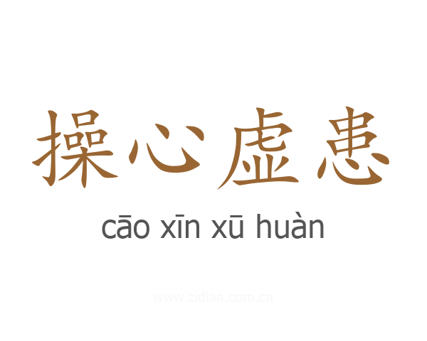 操心虚患