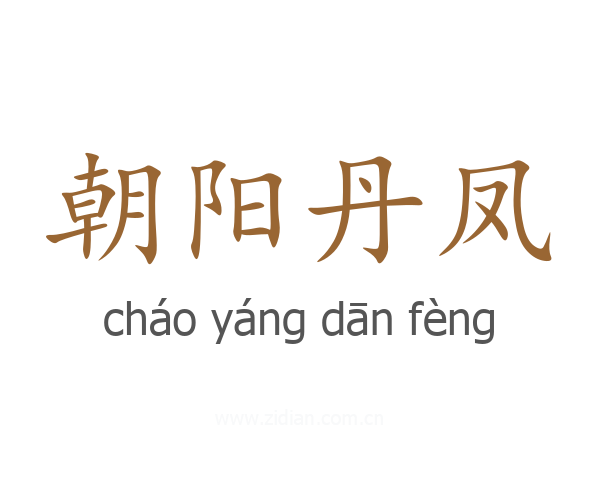 朝阳丹凤