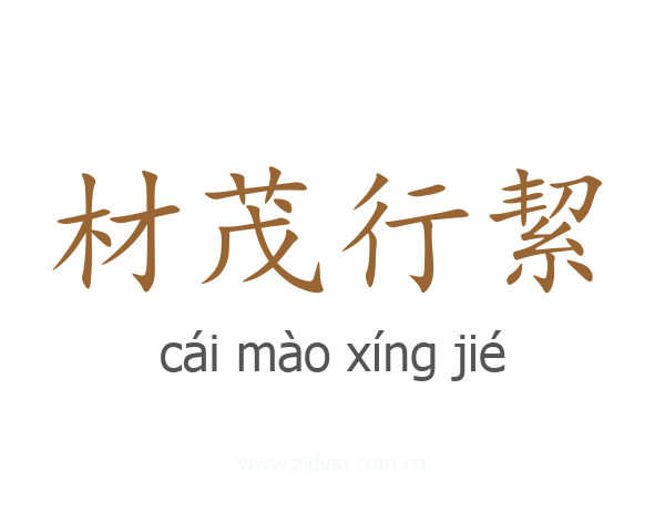 材茂行絜