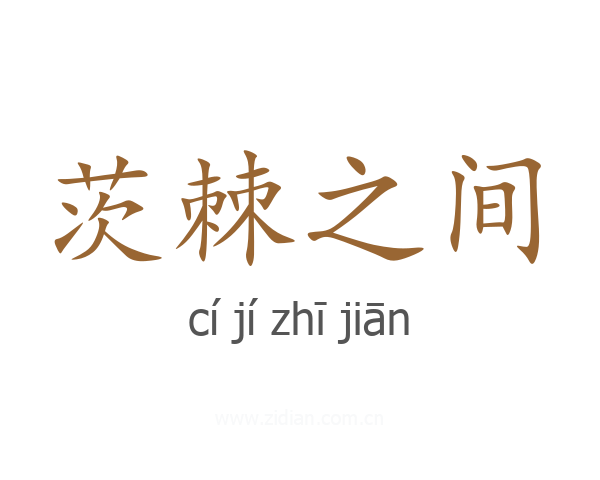 茨棘之间