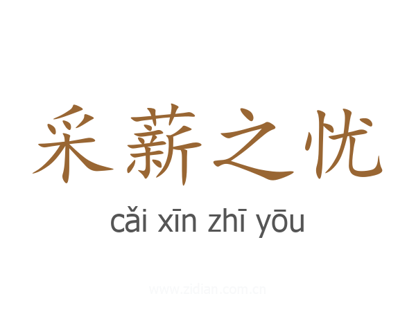 采薪之忧