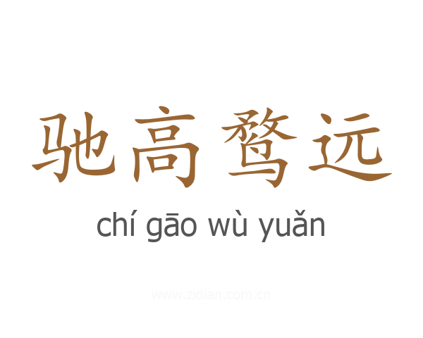 驰高鹜远