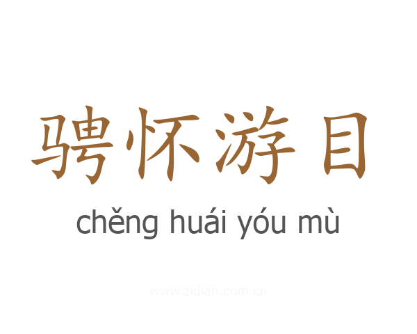 骋怀游目
