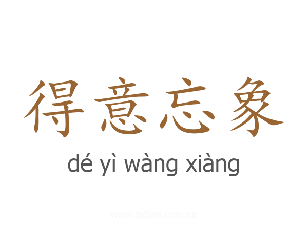 得意忘象