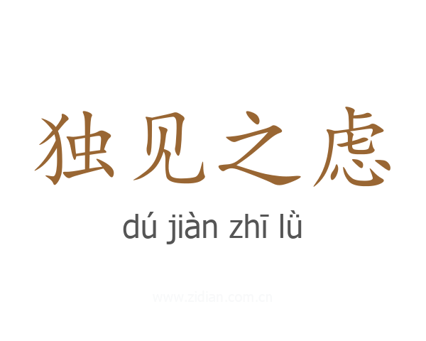 独见之虑