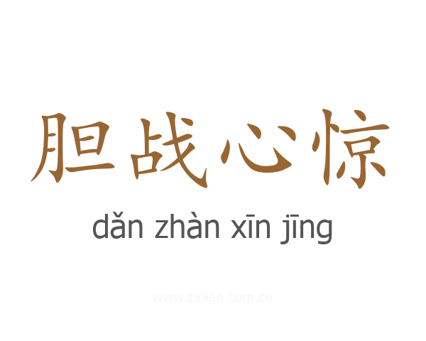胆战心惊