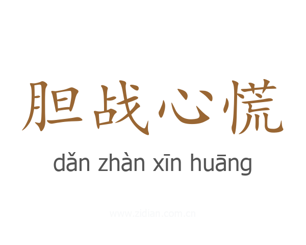 胆战心慌