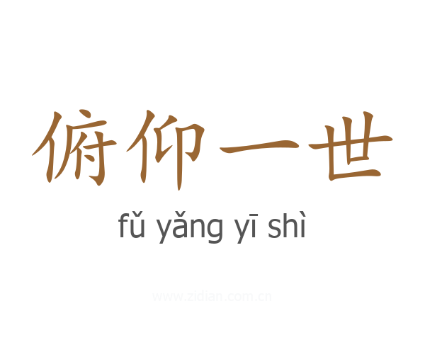 俯仰一世