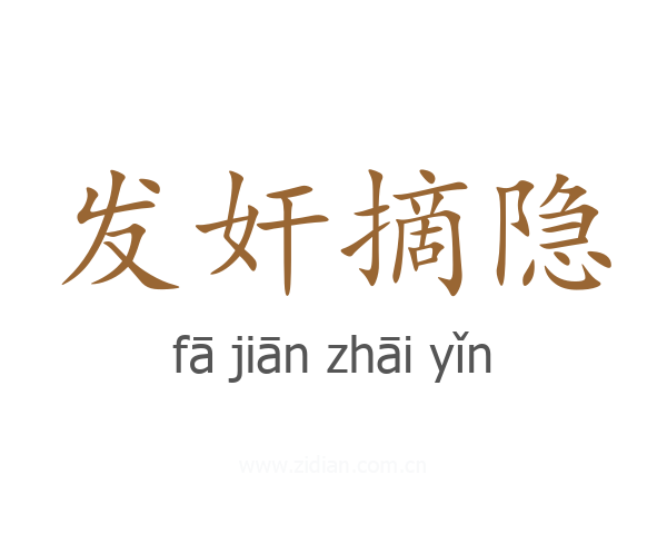 发奸摘隐