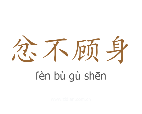 忿不顾身