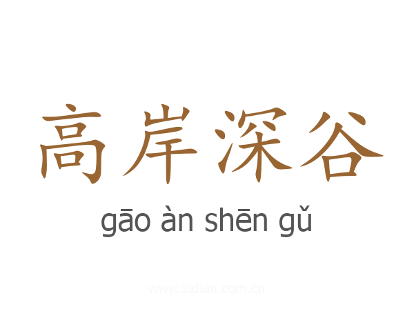 高岸深谷