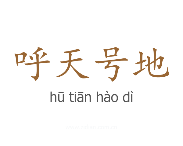 呼天号地