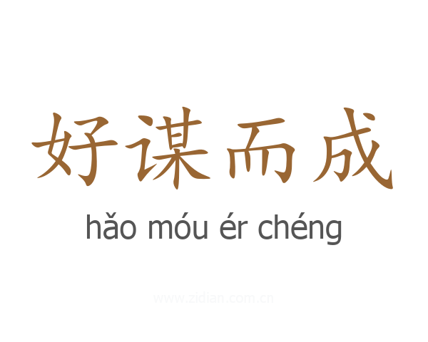 好谋而成