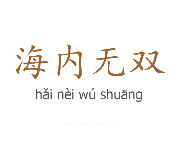 海内无双