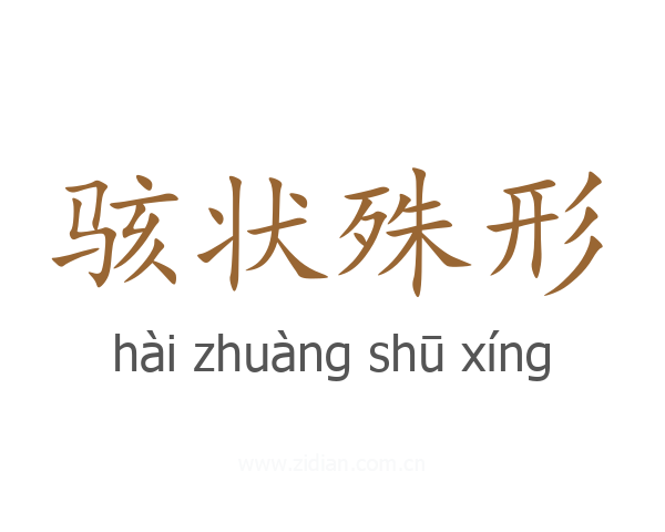 骇状殊形