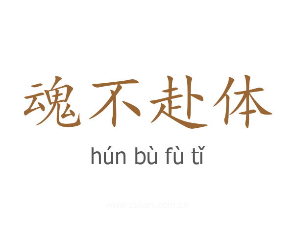 魂不赴体