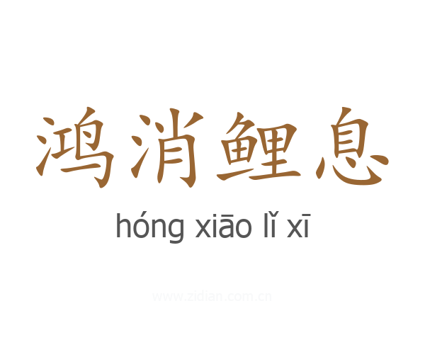 鸿消鲤息