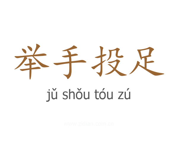 举手投足