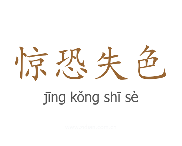 惊恐失色