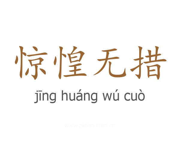 惊惶无措