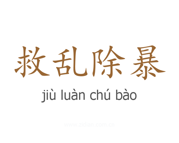 救乱除暴