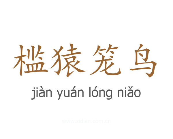 槛猿笼鸟