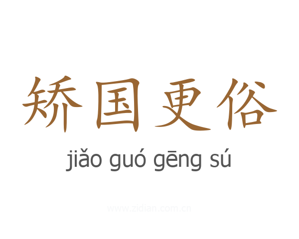 矫国更俗