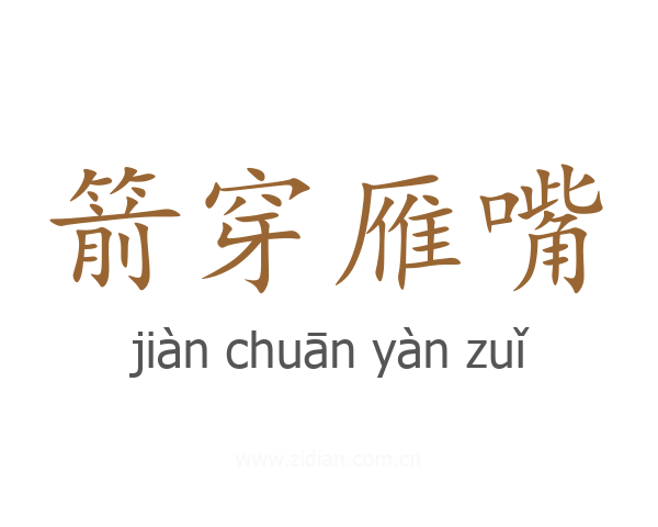 箭穿雁嘴