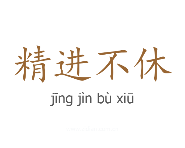 精进不休