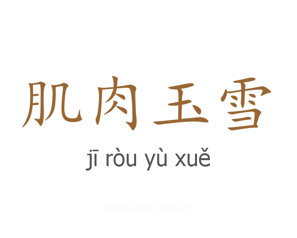 肌肉玉雪