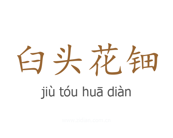 臼头花钿