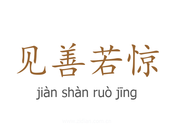 见善若惊