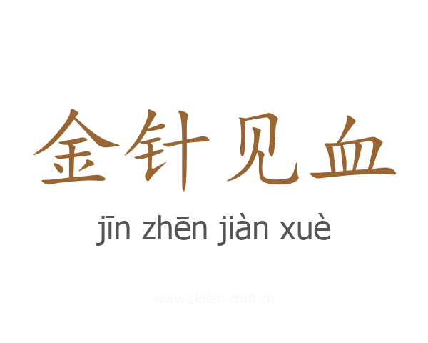 金针见血