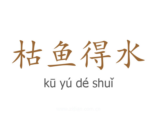 枯鱼得水
