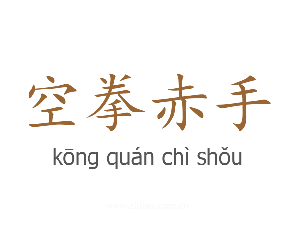 空拳赤手